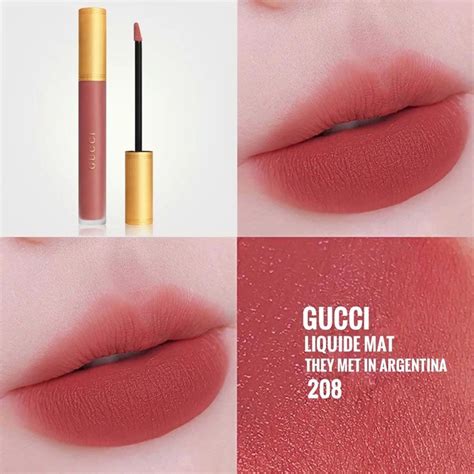 gucci liquid 208|best Gucci lipstick 2022.